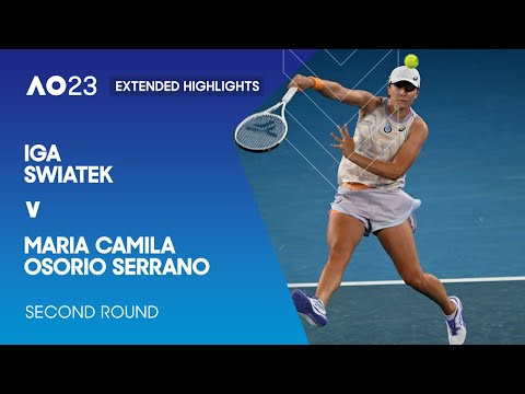 Iga Swiatek v Maria Camila Osorio Serrano Extended Highlights | Australian Open 2023 Second Round