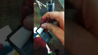 How to refill Canon PG - 47 Black ink Cartridge by Saujanya