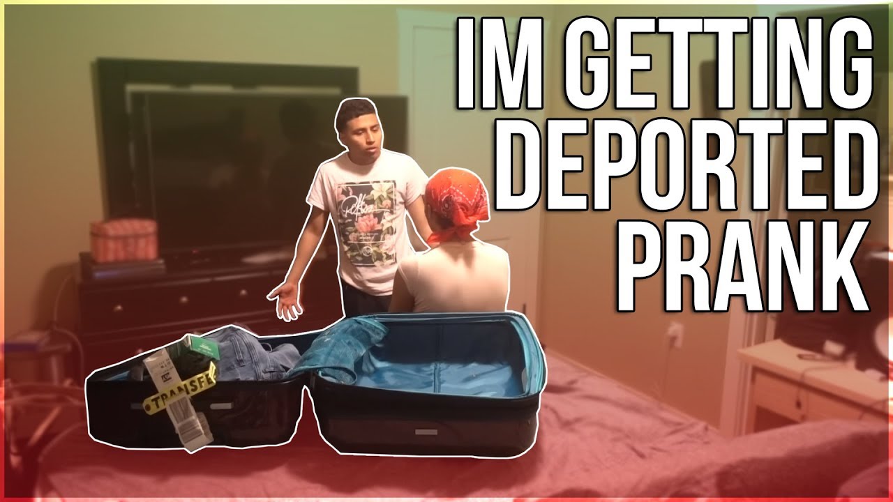 IM GETTING DEPORTED PRANK ON GIRLFRIEND *SHECRIES