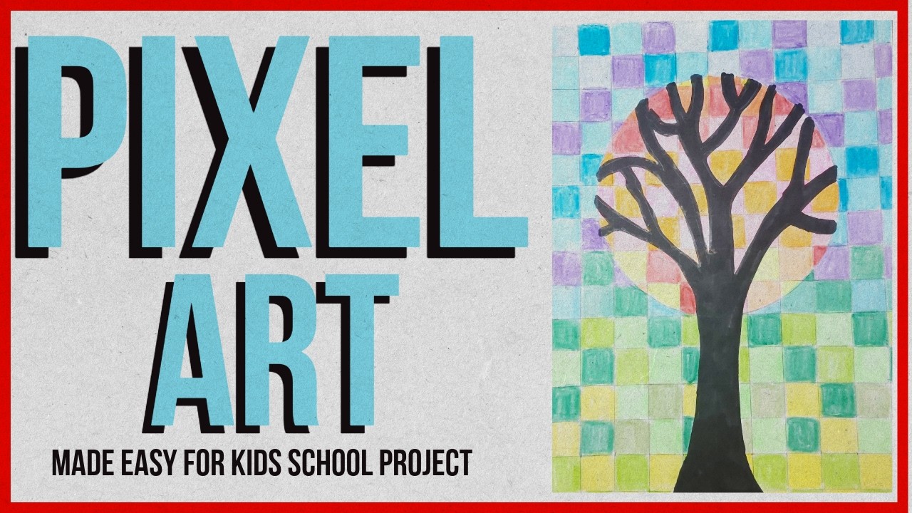 Pixel Art | How to make Pixel Art | Easy Step by Step Tutorial of Pixel ...