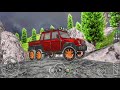 This Red 6x6 Truck Can Climb Anything | Off Road King Android Gameplay
