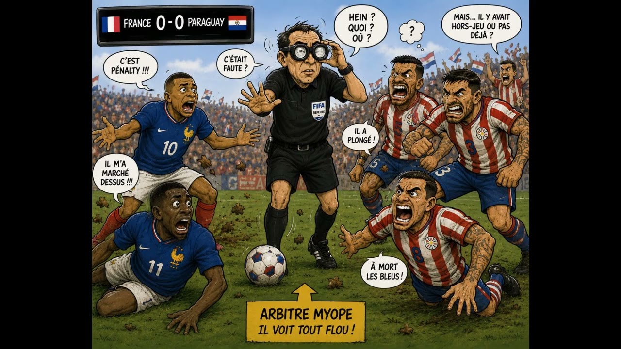 Coupe du Monde  - Foot - France Paraguay - En chanson