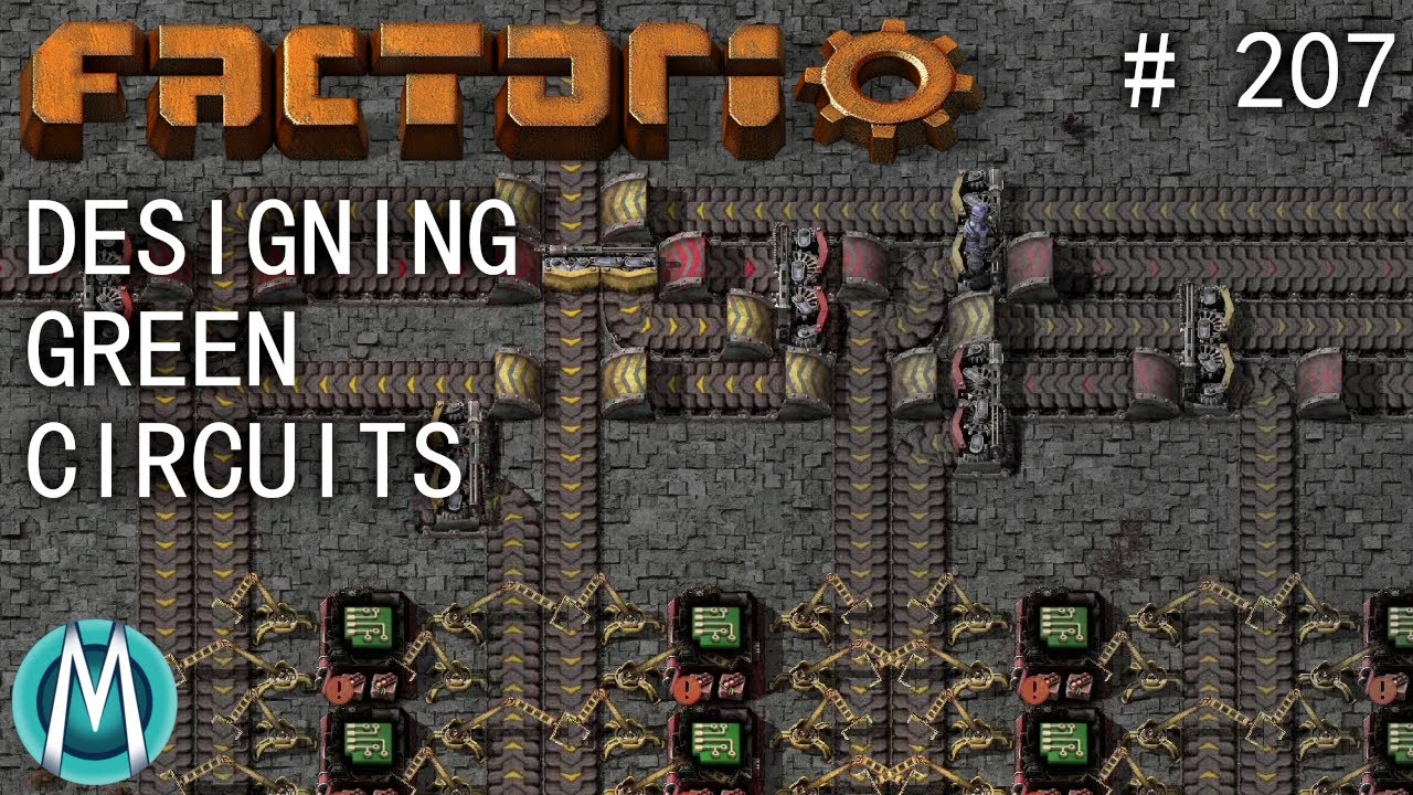 [Factorio 1.1 4K] Angel/Bobs Ep 207: Designing Green Circuits - YouTube
