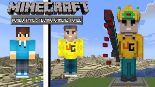 I VISITED ​⁠Techno Gamerz MINECRAFT WORLD!! 😱