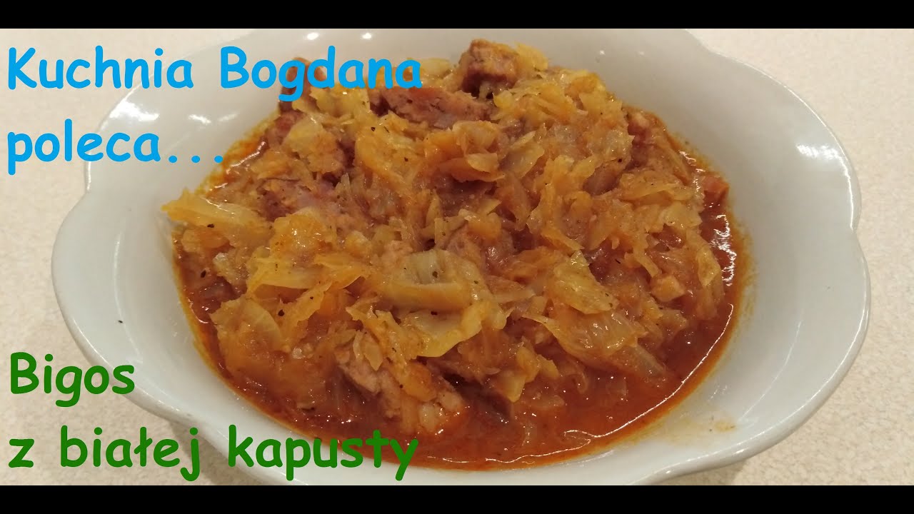 Bigos z białej kapusty. Prosty, domowy, smaczny. Gorąco polecam. To wszystko w... | Kuchnia Bogdana
