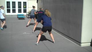Medicine Ball Standing Side Twist Throw