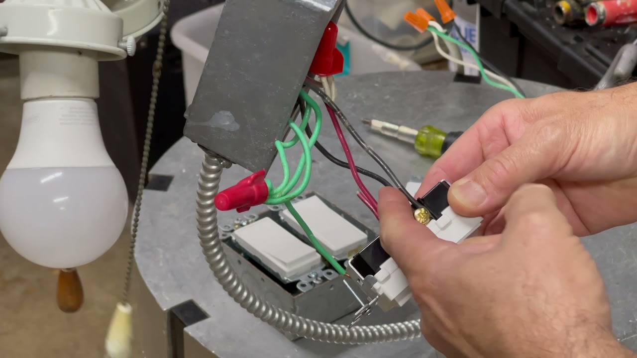 Como controlar en un ventilador de techo la luz y el motor por separado 🧐🤔