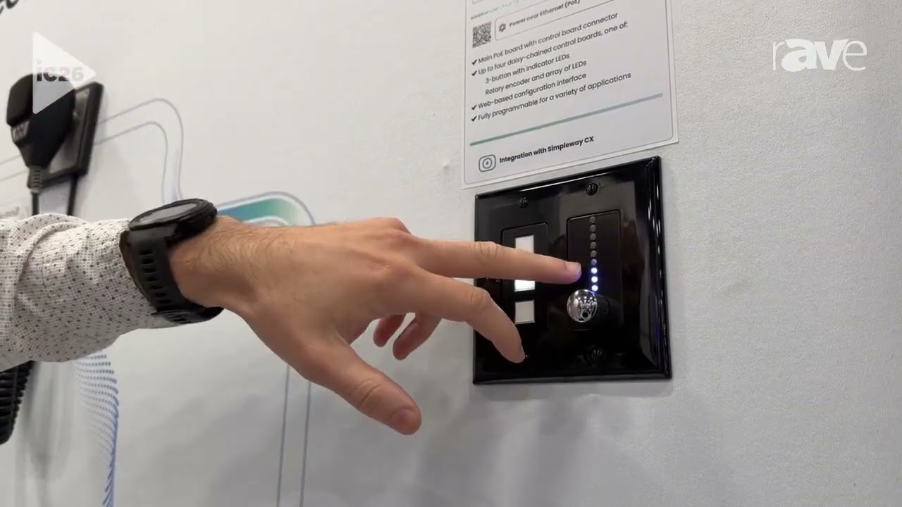 InfoComm 2026: nnounce by Simpleway Presents Controlnode Mondular Wall Control Panel