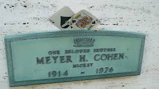 Gangster Mickey Cohen Grave Hillside Memorial Park Culver City LA California USA May 12, 2023