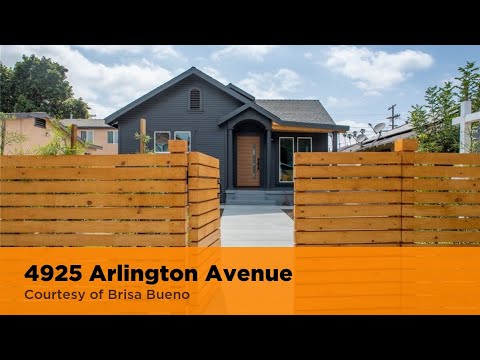 4925 Arlington Avenue, Los Angeles, CA home video tour