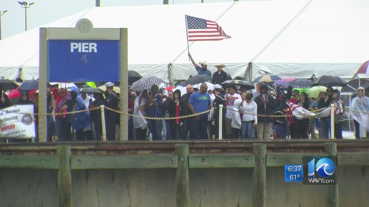 600+ sailors return home from Middle East deployment