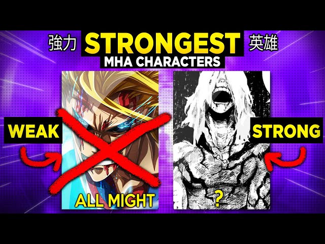 The 15 Strongest Characters in My Hero Academia, Ranked