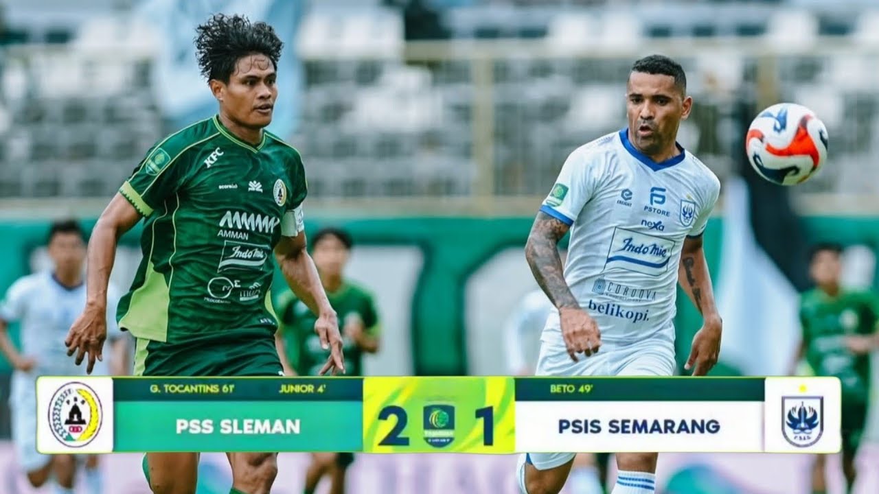 FULL HIGHLIGHT PSS SLEMAN VS PSIS SEMARANG !! PEGADAIAN CHAMPIONSHIP SERIES 2025/2026 FANSCAM