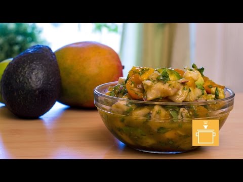 Silently Cooking - Mango Tilapia Ceviche