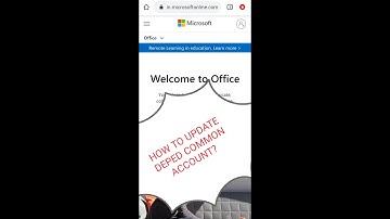 How to Update DepED Common Account