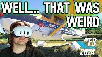 I Tried CAREER MODE in VR! Microsoft Flight Sim 2024 - What