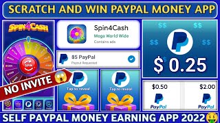 Spin4Cash App॥Scratch and Win Paypal Money॥New Paypal Earning App today 28th July 2022॥Spin4Cash screenshot 2