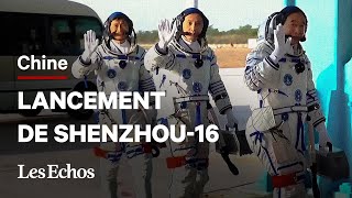 La Chine envoie 3 astronautes, dont un civil, en direction de sa station spatiale