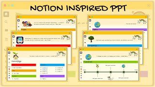 FREE TEMPLATE || NOTION INSPIRED PPT || 2021 screenshot 5