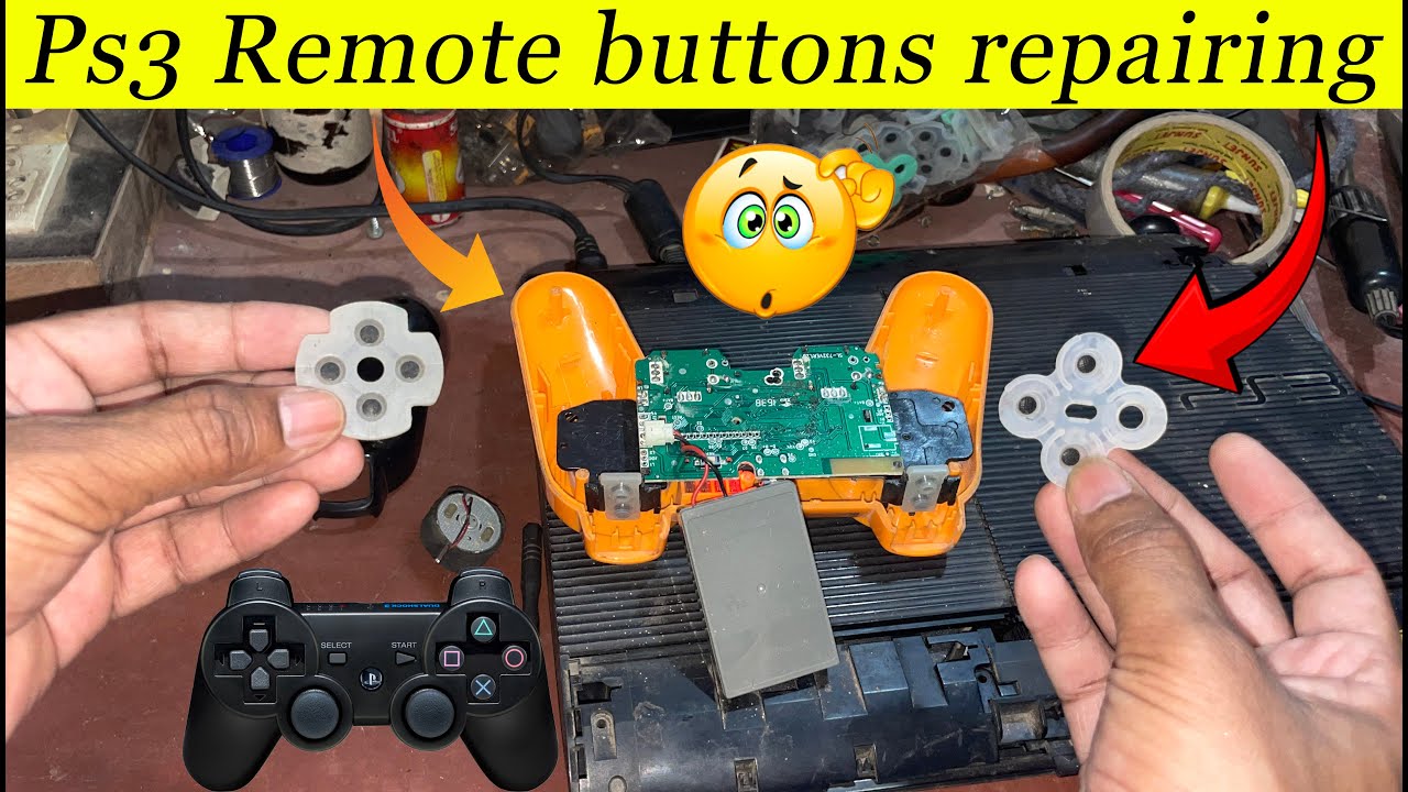 Ps3 Remote button repair || Ps3 controller repairing - YouTube
