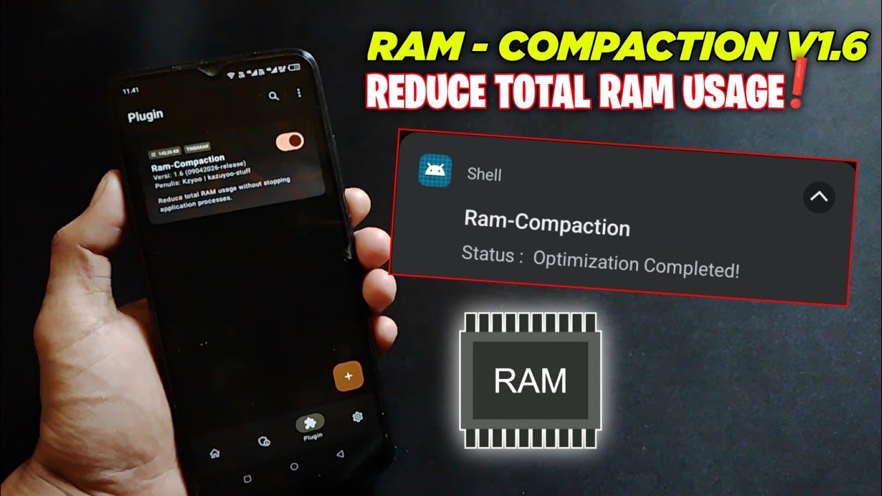 UPDATE PLUGIN RAM-COMPACTION V1.6 RELEASE - Bagus untuk device low RAM‼ ...