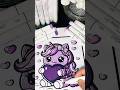 Purple coloring challenge complete 💜 | Kawaii unicorn