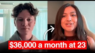 From med school dropout to $36k a month at 23 with AI