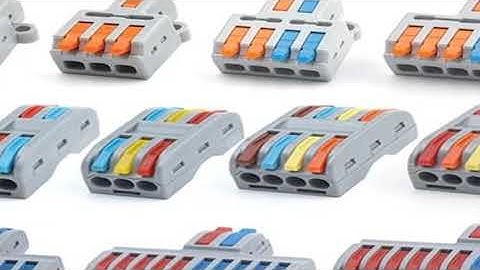 5PCS Fast Wire Connector Push-in Electrical Terminal Block Universal Splicing Wiring Cable Connector
