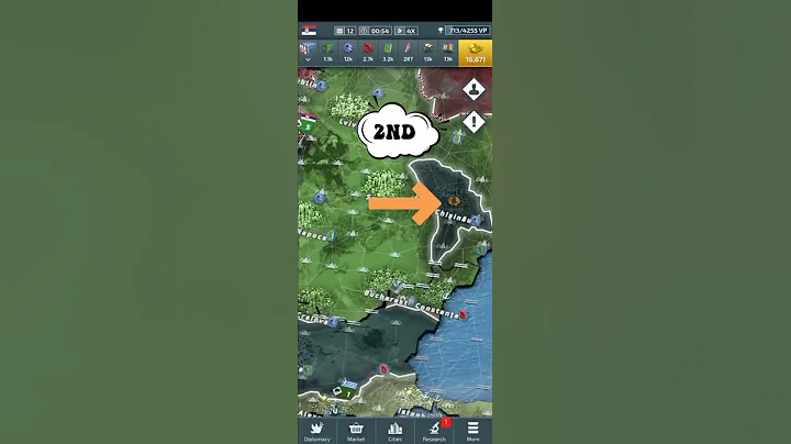 What happens when you don't take AI(bot) nations in Conflict of nations world war 3?