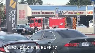 Lafd engine 46 responding