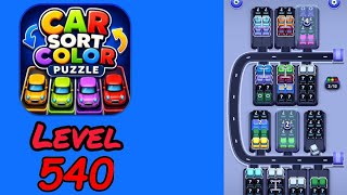 Car Sort Color Puzzle Level 540 Walkthrough
