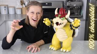 I Made Bowser Out of 100% Chocolate With Amaury Guichon | My Chocolate Sculpture
