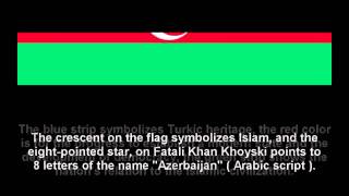 Flags Of Azerbaijan Republic Since 1918.Abbasova Amina