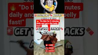 💪 Quick Abs Workout at Home 🔥 Flat Belly in Days #Shorts