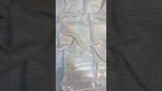 999 FS Pure viscose georgettesatin weaving with sequence Partywear pure viscose georgette saree