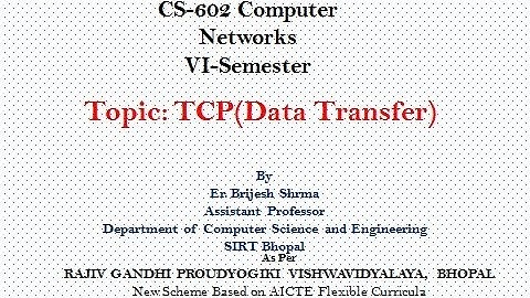 L-6 TCP DATA TRANSFER