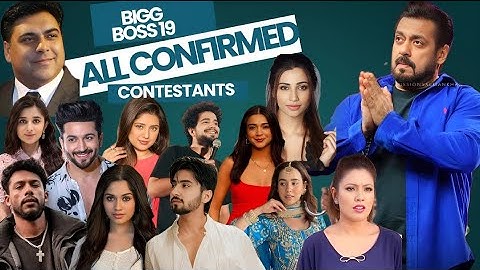 Bigg Boss 19 All Confirmed Contestants | Grand Premiere Date | Promo Release | Salman Khan Show |