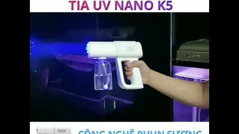 Súng khử khuẩn Nano K5, xịt cồn tự động cầm tay giúp kháng khuẩn, diệt virut hiệu quả #Shorts