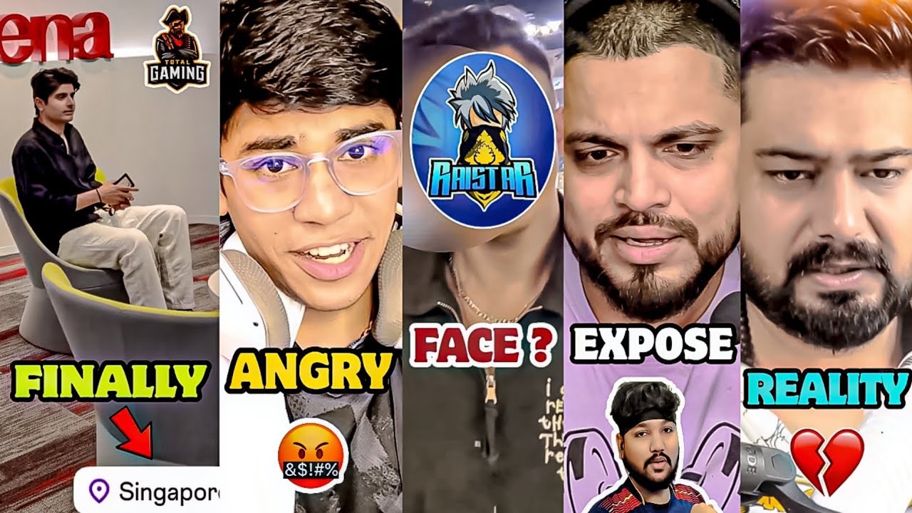 Total Gaming - Meeting Done !🙏|| RAI - Face Leak ?😮|| UG - Angry !🤬|| SID - Expose & Rocky Reality💔