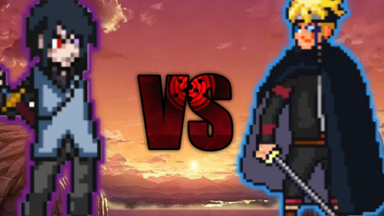 Sasuke VS Adult Boruto in Jump Force Mugen.