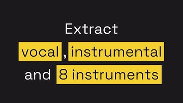 LALAL.AI - Extract vocals and instruments from any audio or video with high accuracy