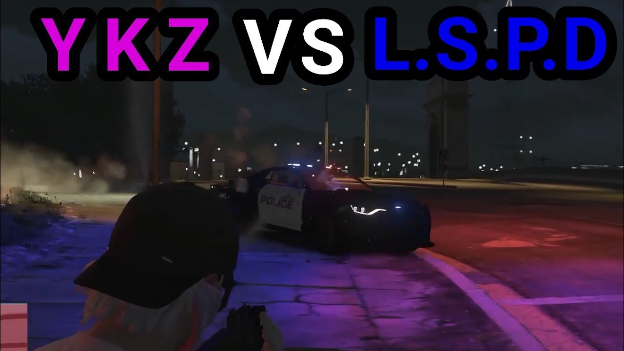 ENFRENTAMIENTO YOUNG YAKUZA VS LSPD CON ARMAS LARGAS|dovux life|