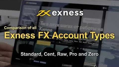 EXNESS Account Types Comparison