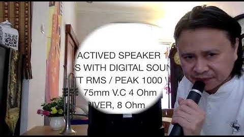 Rekomendasi Active Speaker Sound Art 7115 by David Klein (Founder LPDK)