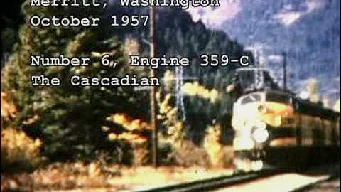 GREAT NORTHERN RAILWAY--Historical video ---part 1 of 4