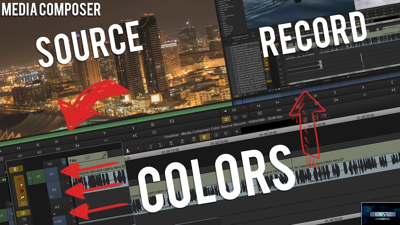 MEDIA COMPOSER | SOURCE/RECORD COLORS FOR COMPOSER AND TIMELINE