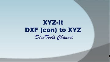 Convert DXF to XYZ (XYZ-It - Contour Elevation)