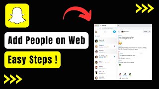 How To Add People On Snapchat Web 
