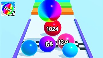 Ball Run 2048 Merge Number ! MAX LEVELS Gameplay Walkthrough New Update Part 81 android, ios