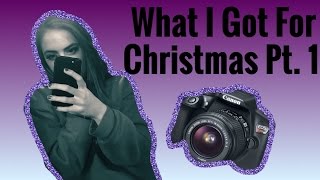 WHAT I GOT FOR CHRISTMAS PT 1 (lol this sucks)